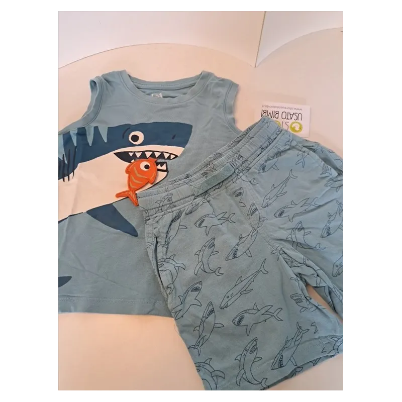 Completo Canotta + Pantaloncini Squalo 4 A