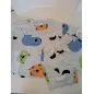 Completo T Shirt + Pantaloncini Animali Azzurro Zara 4 A
