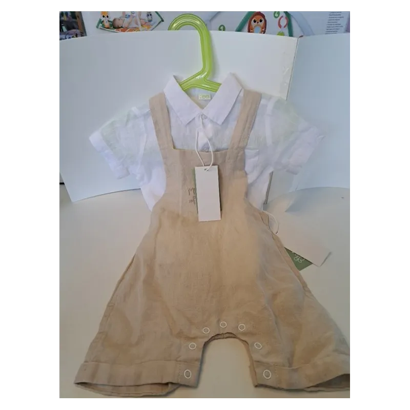 Completo In Lino Salopett e Camicia Bianca IDO 18 M Nuovo