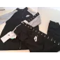Tuta Completa Nike Nera E Grigia 5-6 A Con Piccola Macchia Su Spalla
