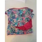 Costume Mutandina Con T Shirt Protezione Solare Fiori 18/24 M
