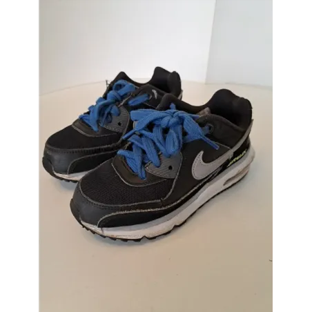 Scarpe Nike Airmax Nere Con Lacci Blu N.28
