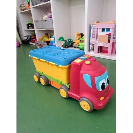 Camion Rosso Azzurro Con Valigetta Staccabile
