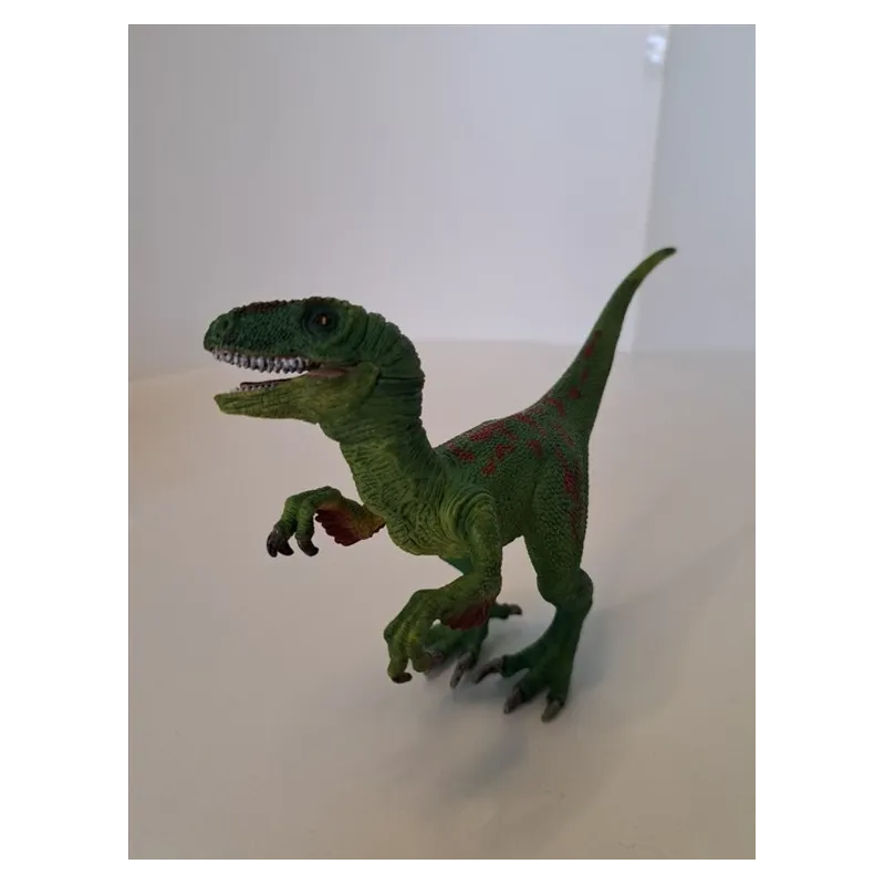 Dinosauro Velociraptor Verde