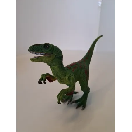 Dinosauro Velociraptor Verde