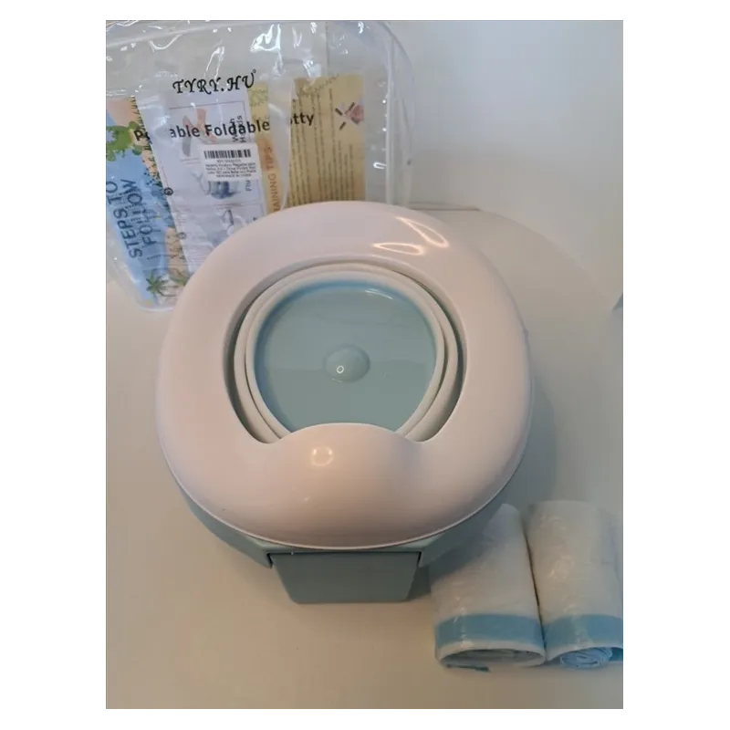 Vasino Bianco E Azzurro Con Sacchettini