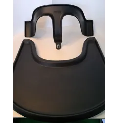 Vassoio Stokke Tray Nero (non Perfetto) + Pezzo Davanti Baby Set Nero