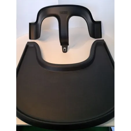 Vassoio Stokke Tray Nero (non Perfetto) + Pezzo Davanti Baby Set Nero