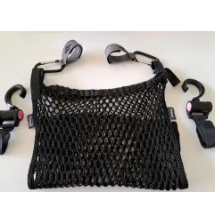 Ganci Per Passeggino Con Rete Portaoggetti