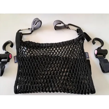 Ganci Per Passeggino Con Rete Portaoggetti