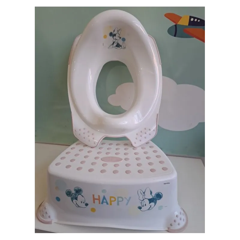 Kit Spannolinamento Riduttore WC Minnie +  Scalino Minnie