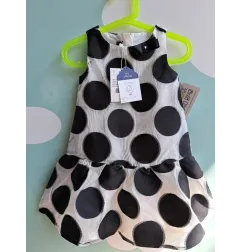 Vestito Bainco e Nero Chicco 3 A Nuovo