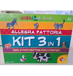 Gioco Memo E Incastri Allegra Fattoria 3 In 1