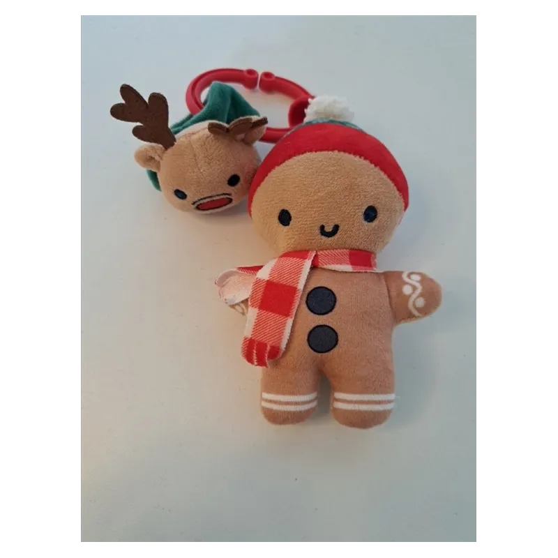 Portachiave Omino Biscottino e Renna Bellissimo