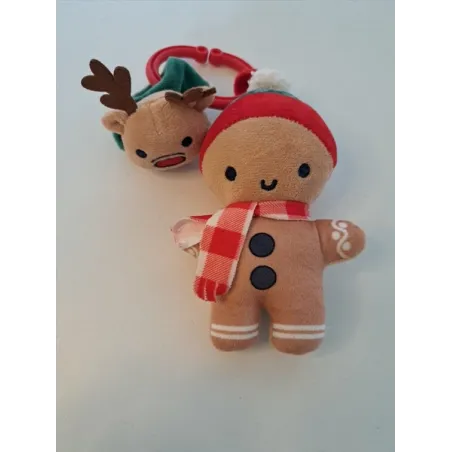 Portachiave Omino Biscottino e Renna Bellissimo