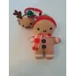 Portachiave Omino Biscottino e Renna Bellissimo