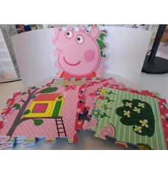 Tappeto Puzzle Peppa Pig 9 PZ