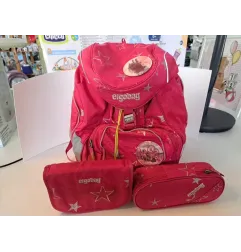Zaino Ergobag Rosa Castello Con Astucci In Regalo