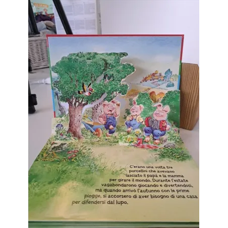 Libro Pop Up I Tre Porcellini Tony Wolf