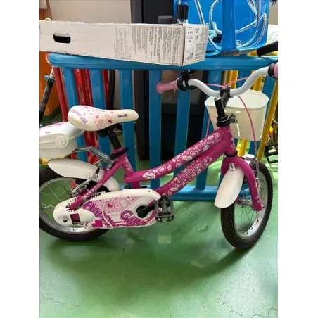 Bicicletta 14" Happy Girl Con Cestino e Portaoggetti