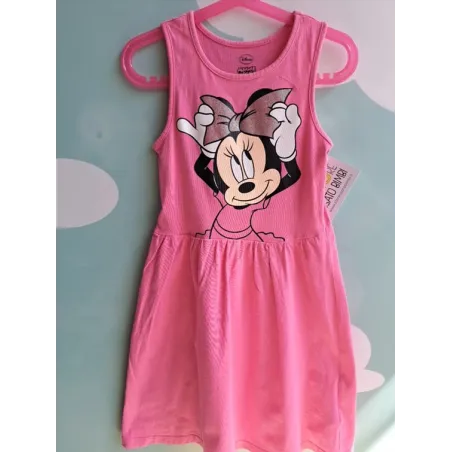 Vestito Minnie Rosa 6/7 A - 122 Cm