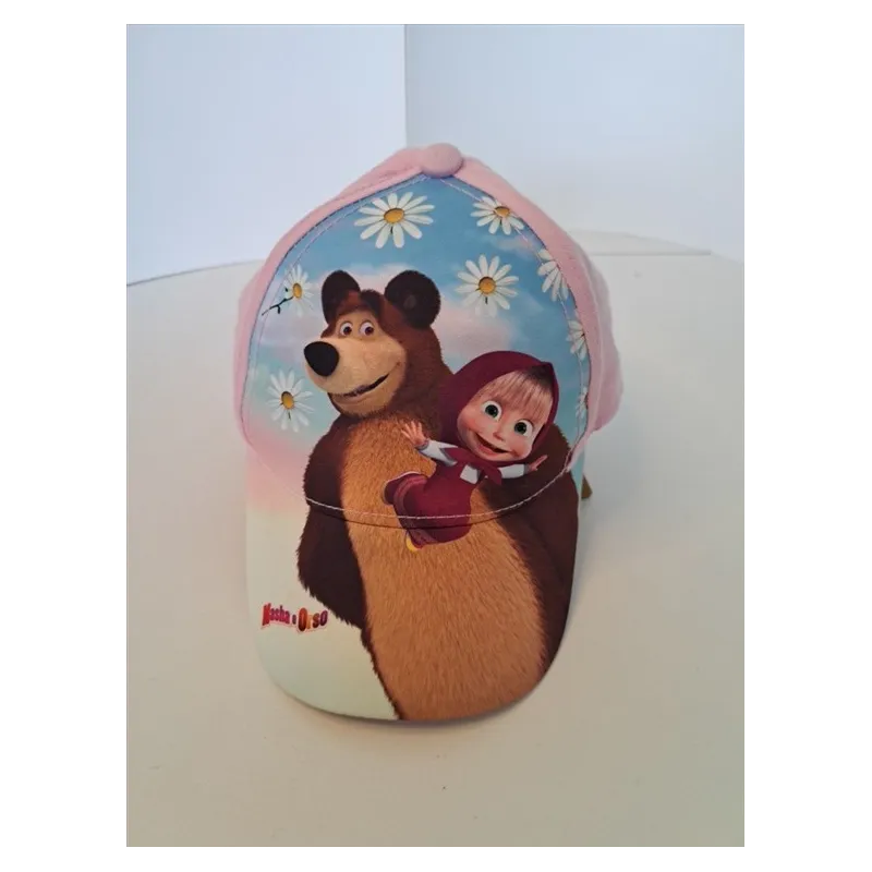 Cappello Con Visiera Masha e Orso