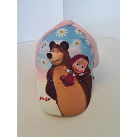 Cappello Con Visiera Masha e Orso