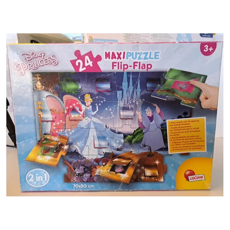 Puzzle Principesse Flip Flap (con Finestrelle) 24 Pz