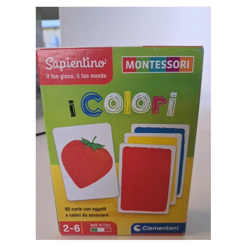 Gioco I Colori Montessori (oggetti E Colori Da Associare)