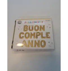 Palloncini Scritta Oro Buon Compleanno