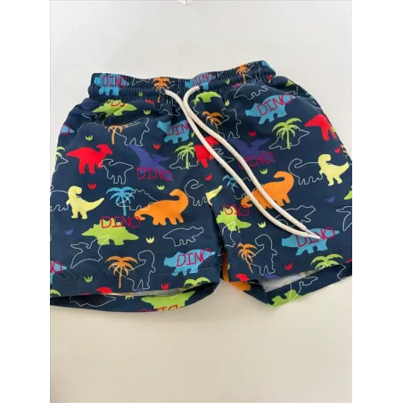 Costume Blu Con Dinosauri 1/2 Anni Primark
