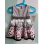Vestito Elegante Byblos Grigio Fiori 12/18 M