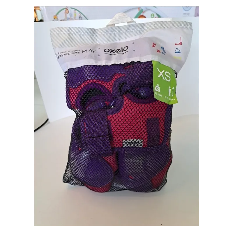 Protezioni Ginocchia, Mani, Gomiti Viola e Rosa 6/10 A Protezioni Ginocchia, Mani, Gomiti Viola e Rosa 6/10 A
