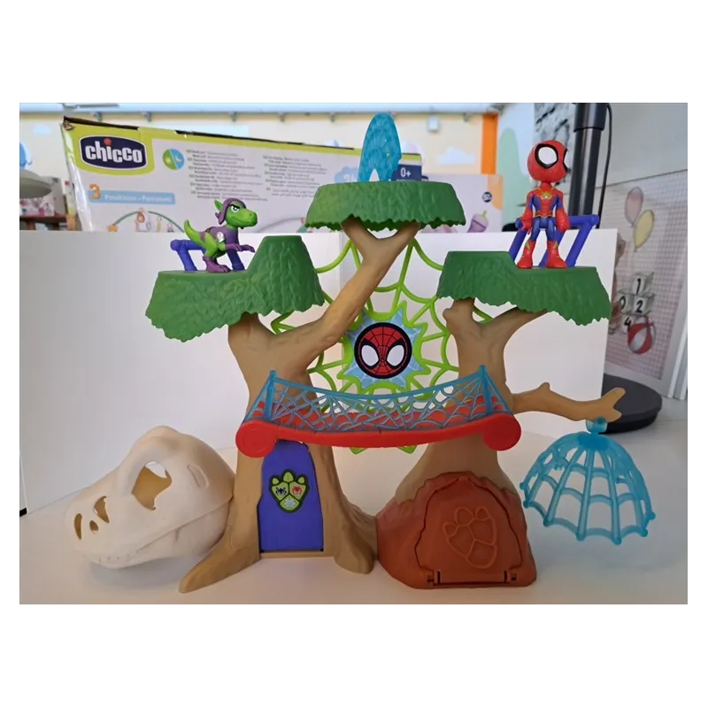 Casa Albero Spidey E I Suoi Fantastici Amici Compresi 2 Personaggi