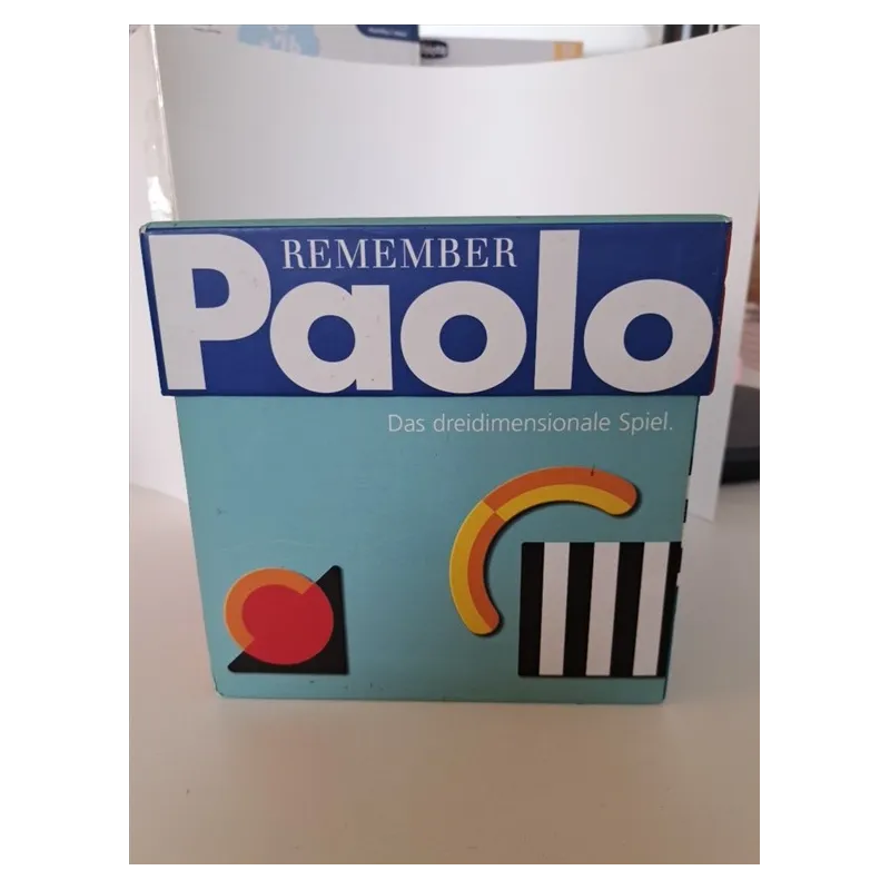 Gioco Remember Paolo Gioco Tridimensionale Creativo In Cartone
