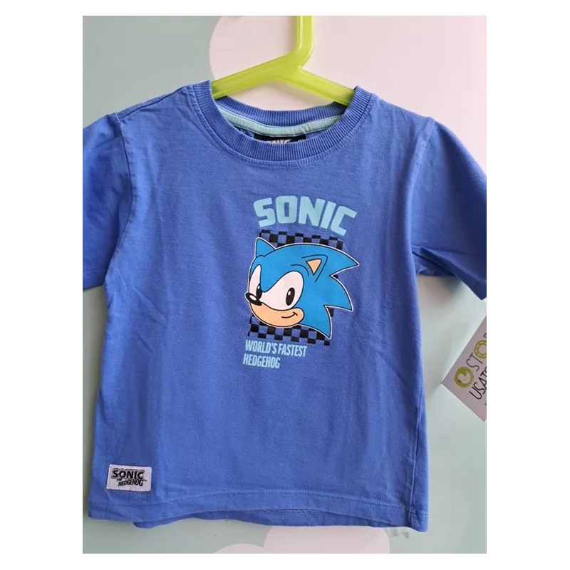 T Shirt Sonic Blu 4 A