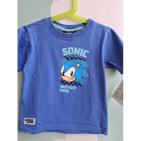 T Shirt Sonic Blu 4 A
