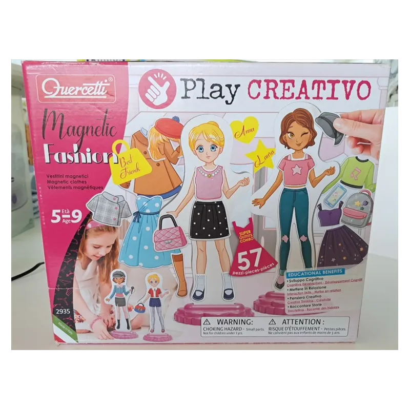 Gioco Creativo Magnetic Faschion Con Vestitini Magnetici