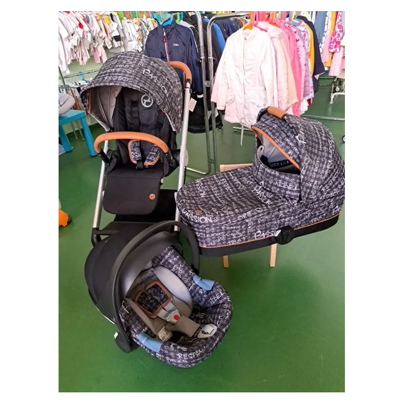 Trio Cybex Con Ovetto Atom M, Navicella Cot S, Incluso Adattatori