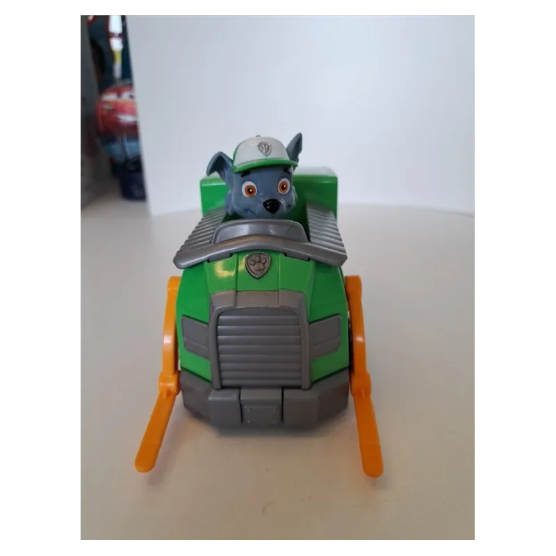 Paw Patrol Rocky Con Suo Mezzo