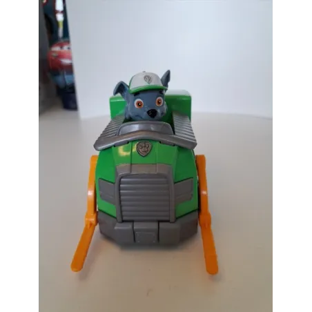 Paw Patrol Rocky Con Suo Mezzo