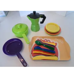Kit Pentolini Con Vassoio, Posat, Caffettiera...