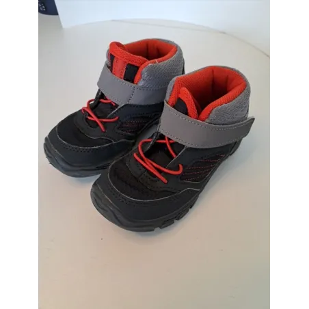 Scarpe Quechua Nere e Rosse N 27