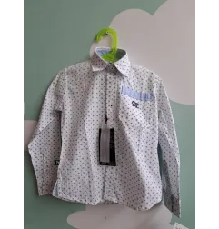 Camicia Bianca Con Crocette Nuova 7 A