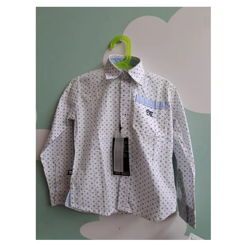 Camicia Bianca Con Crocette Nuova 7 A