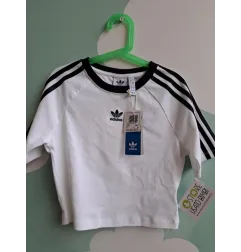 T Sgirt Crop Adidas 9/10 A Nuova