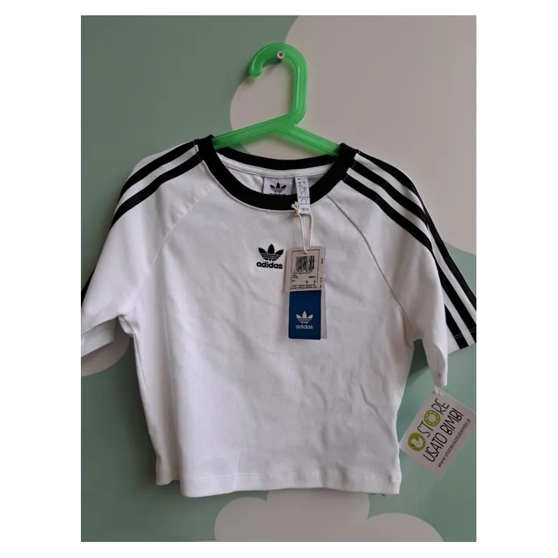 T Sgirt Crop Adidas 9/10 A Nuova