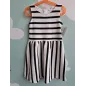 Vestito Bianco Righe Nere H&m 6/8 A