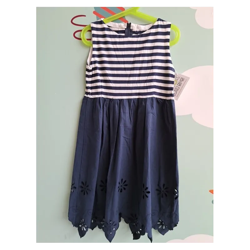 Vestito Blu e Righe 7/8 A