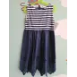 Vestito Blu e Righe 7/8 A